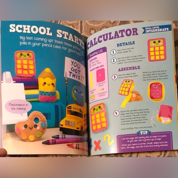 Klutz Sew Mini Cute Things Sewing Kit. Open Box. Contents Unused. - Picture 11 of 11